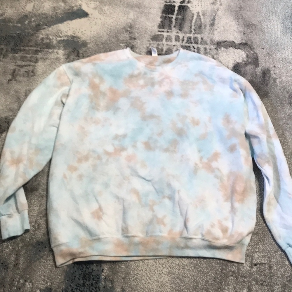 Jerzees Tye Dye crew neck sweatshirt